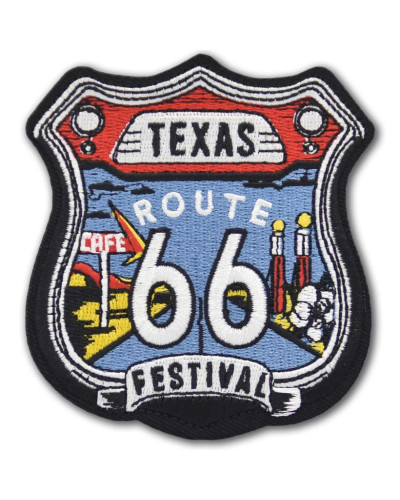 Motoros folt Route 66 Texas festival 9 cm x 8 cm