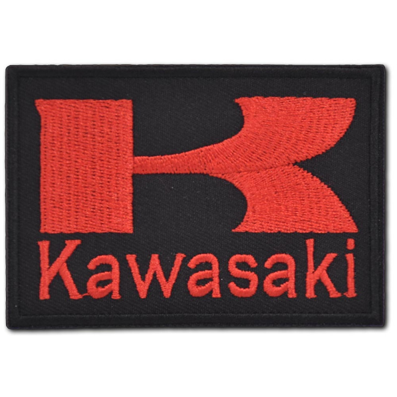 Motoros folt Kawasaki Red 9 cm x 6 cm