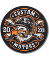 Moto nášivka American Eagle Customs Motors 10 cm