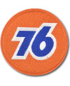 Moto nášivka 76 průměr 7 cm