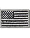 Moto nášivka US flag BW 8 cm x 5 cm