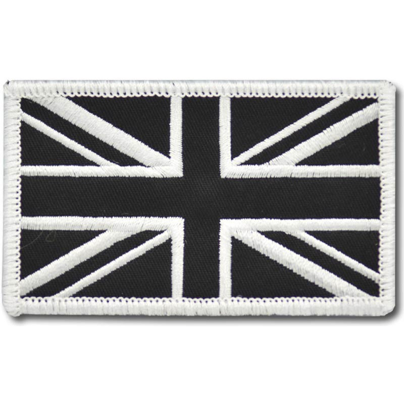Moto nášivka British flag BW 8 cm x 5 cm
