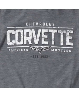 Férfi póló Chevrolet Corvette American Muscles