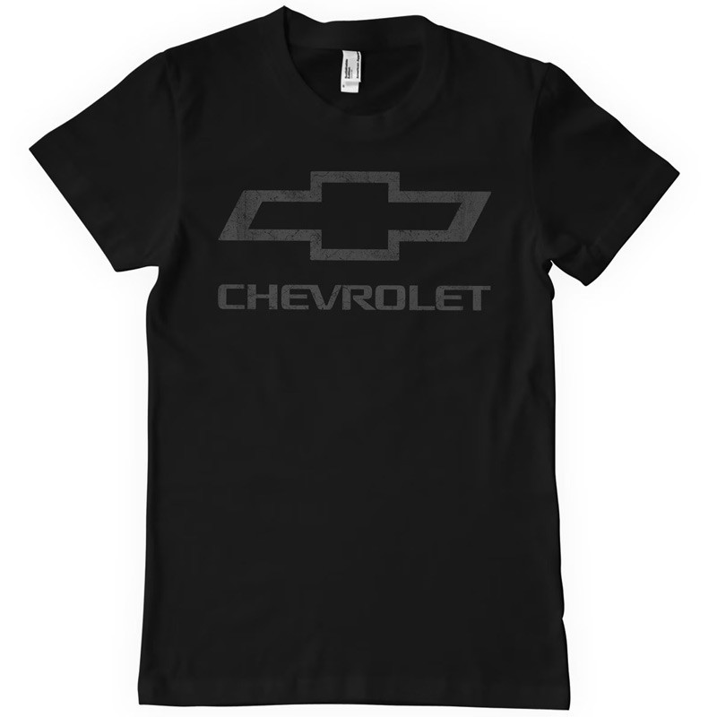 Pánské tričko Chevrolet logo černé