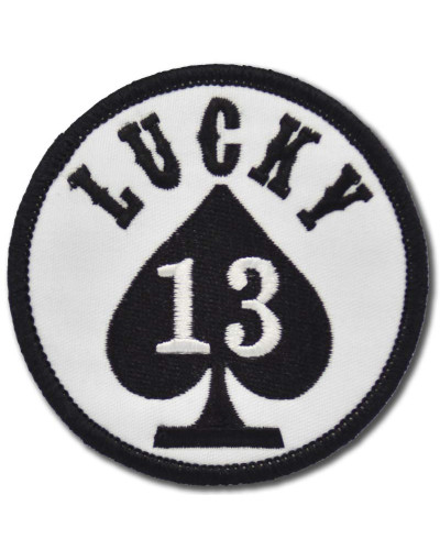 Motoros folt Lucky 13 round 7 cm