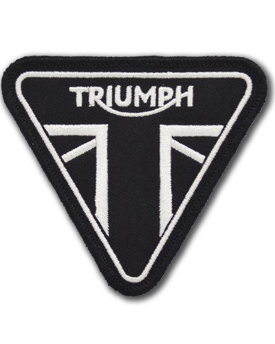 Motoros folt Triumph triangle BW 8 cm x 7 cm