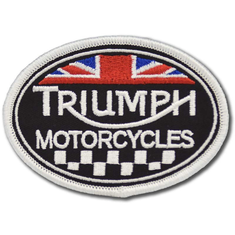 Motoros folt Triumph Oval 8 cm x 5 cm