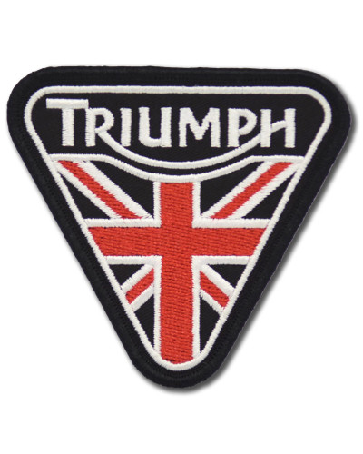 Motoros folt Triumph triangle Black 8 cm x 7 cm