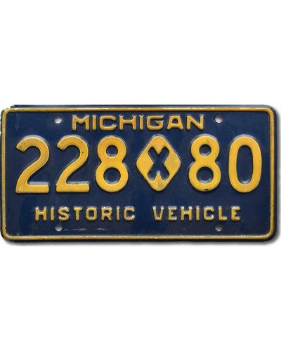 Amerikai rendszám Michigan Historic Vehicle 228-80