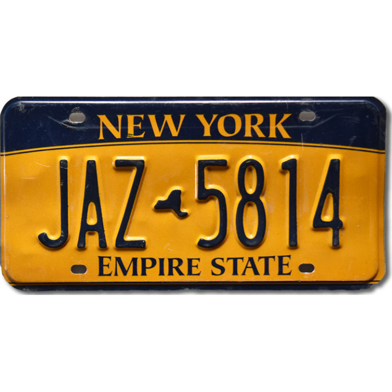 Amerikai rendszám New York JAZ-5814