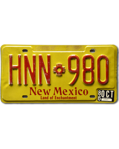 Amerikai rendszám New Mexico Enchantment HNN-680