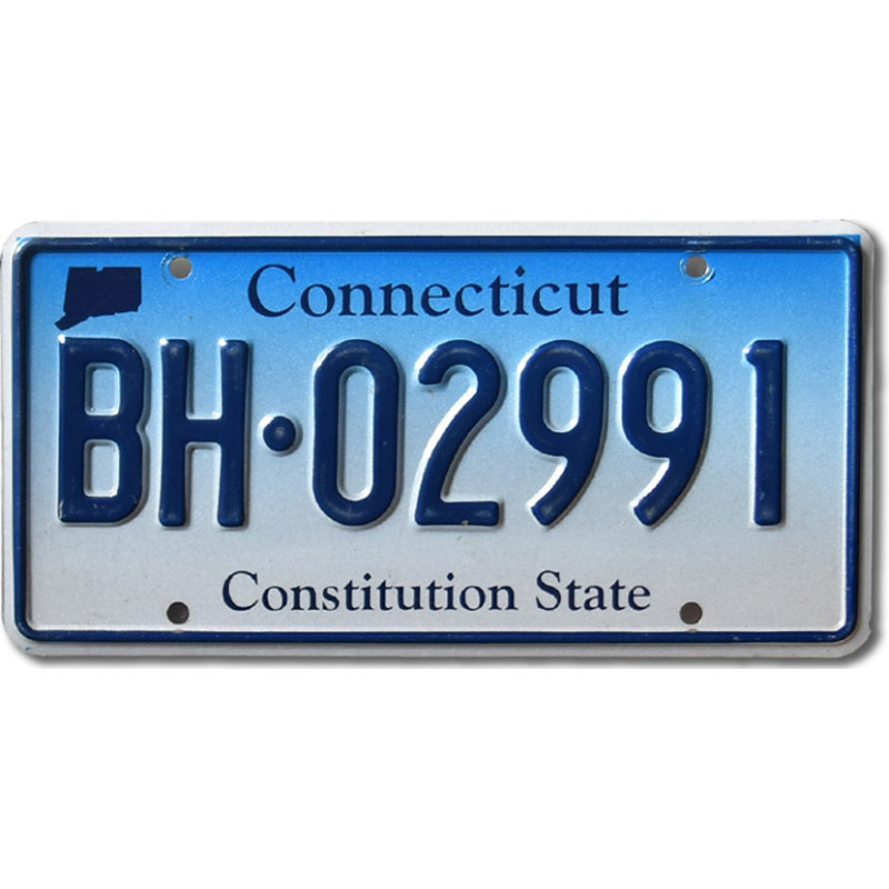 Amerikai rendszám Connecticut Constitution State BH-02991