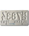 Motoros amerikai rendszám Alaska 1967 Blue MC 7834