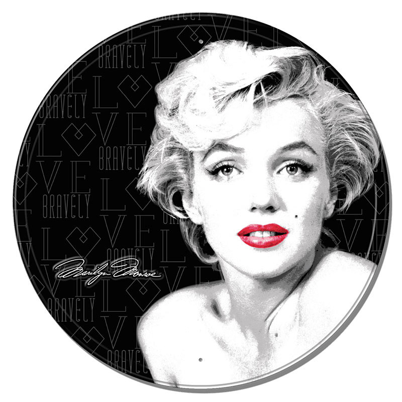 Fém tábla Marilyn Monroe Round 30 cm