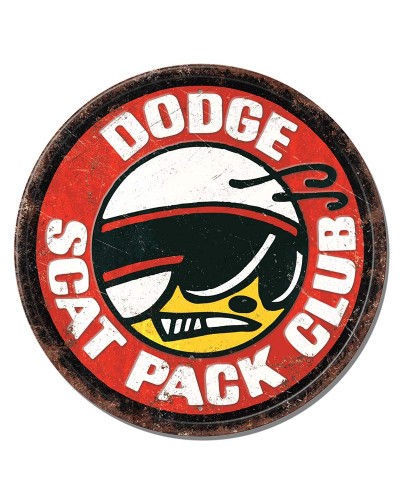 Fém tábla Dodge Scat Pack 30 cm