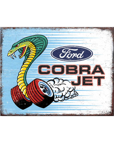 Fém tábla Ford Cobra Jet 40 cm x 32 cm