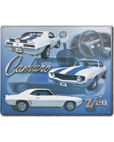 Fém tábla Chevrolet Camaro Z28 30 cm x 38 cm