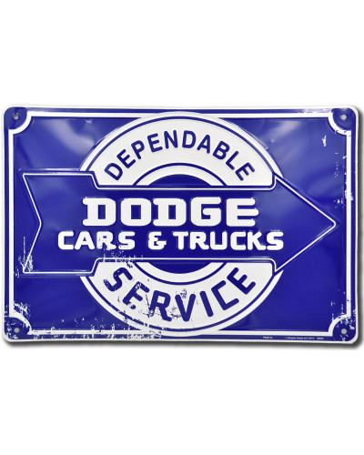 Fém tábla Dodge Dependable Service 45 cm x 30 cm