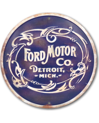 Fém tábla Ford Motor Co. Historic logo 30 cm