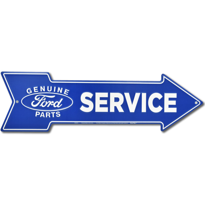 Fém tábla Ford Service arrow 50 cm x 15 cm