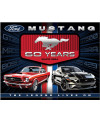 Plechová cedule Ford Mustang 60 Years 40 cm x 32 cm