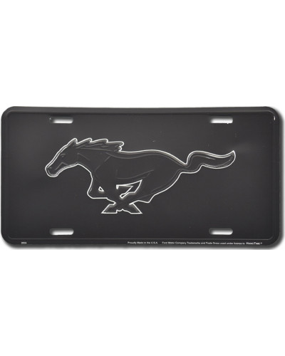 Amerikai rendszám Ford Mustang Black Horse