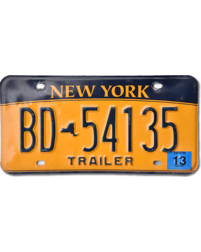 Amerikai rendszám New York Trailer BD-54135