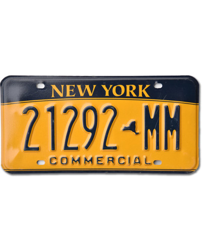 Amerikai rendszám New York Commercial 21292 MM