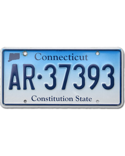 Amerikai rendszám Connecticut Constitution State AR-37393