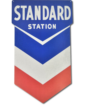 Plechová cedule Standard Station 42 cm x 25 cm