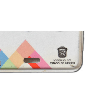 Mexikói rendszám Estado de Mexico NZX-96-98
